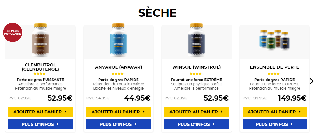 achat steroides Oxandrolone